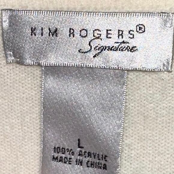 Kim Rogers Signature Super Soft Cream Pull Over Sweater - Picture 3 of 4